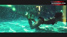 Keira Knightley Swimming in Bikini – Domino