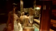 7. Nadine Brandstatter Nude in Sauna – Fit For Fun Tv