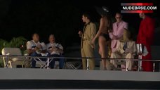 2. Marisa Petroro in Sexy Black Bikini Scene – Reno 911!: Miami