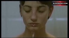 2. Francesca Inaudi Nude under Shower – L' Uomo Perfetto