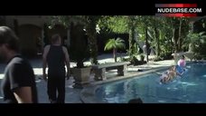 7. Leilani Sarelle Topless in Pool – For The Love Of Money