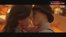 6. Natasha Wightman Lesbian Kiss – V For Vendetta
