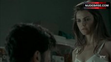 9. Keri Russell in White Bra – The Americans