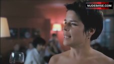 9. Neve Campbell Shows Boobs and Ass in Bar – I Really Hate My Job