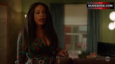 1. Angelica Ross Flashes Lingerie – Claws