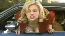 4. Brittany Murphy Cleavage – Just Married