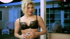 4. Ginger Lynn Allen in Black Bra and Panties – Vice Academy 2