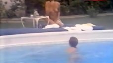 9. Joanna Cassidy Full Nude near Pool – Night Games