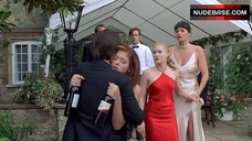 10. Amy Adams Harg Pokies Through Red Dress – The Wedding Date