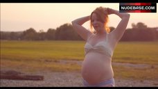 3. Pregnant Lauren Ambrose in Bikini – The River