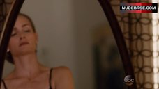 7. Amber Valletta Underwear Scene – Blood & Oil