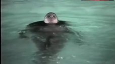 2. Sandra Mozarowsky Nude in Pool – Angel Negro