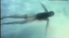 3. Sandra Mozarowsky Nude in Pool – Angel Negro