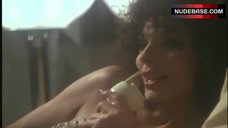 9. Joan Collins Hard Pokies Through Silk Top – The Bitch