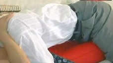 3. Teri Copley Sex on Couch – Down The Drain