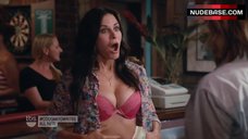 4. Courteney Cox Flashes Lingerie – Cougar Town