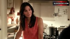 2. Courteney Cox Cleavage – Cougar Town