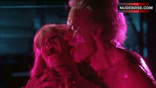1. Barbara Crampton Breasts Scene – From Beyond