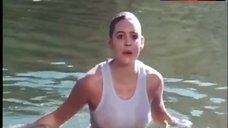 8. Olivia D'Abo in Wet Underwear – Bullies