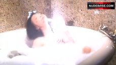 7. Sophie Ngan Naked in Bathtub – Electrical Girl