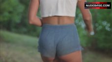3. Kirsten Baker Sexy in Jeans Shorts – Friday The 13Th Part 2