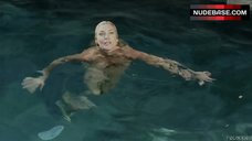 3. Donna W. Scott Nude Swimming in Pool – Femme Fatales