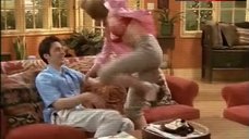 3. Sarah Chalke Flashes Red Lace Bra – Scrubs