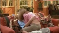 7. Sarah Chalke Flashes Red Lace Bra – Scrubs