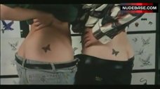 10. Maria Barranco Butterfly Tatto on Butt – El Efecto Mariposa