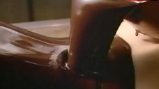 3. Angela Finocchiaro Pours Chocolate on Naked Ass – Volere Volare