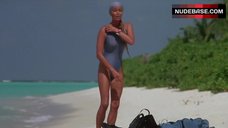 1. Bo Derek Bare Her Body on Beach – Ghosts Can'T Do It