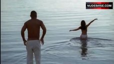 3. Roselyn Sanchez Swims Nude – Boat Trip