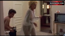 Leslie Easterbrook Naked in See-Through Robe – Private Resort