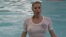 Leslie Easterbrook in Wet T-Skirt – Police Academy 4