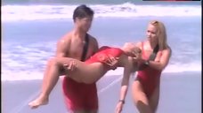 1. Nicole Eggert Unconscious on Beach –Baywatch