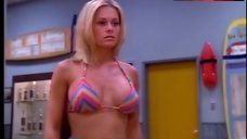 Nicole Eggert Hot in Bikini Bra – Baywatch