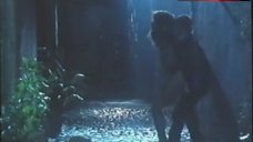 10. Sexy Eleonora Brigliadori in White Lingerie – The Belt