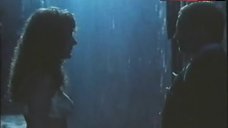 3. Sexy Eleonora Brigliadori in White Lingerie – The Belt