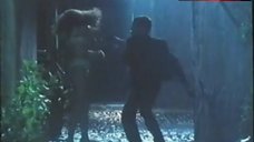 6. Sexy Eleonora Brigliadori in White Lingerie – The Belt