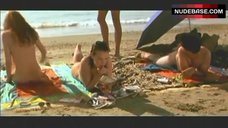 6. Virginie Lanoue Nude on Beach – Cantique De La Racaille