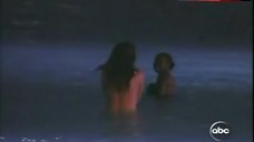 10. Angie Everhart Topless on Beach – Celebrity Mole: Yucatan