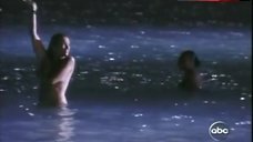 5. Angie Everhart Topless on Beach – Celebrity Mole: Yucatan