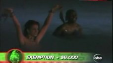 7. Angie Everhart Topless on Beach – Celebrity Mole: Yucatan