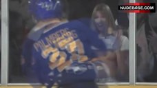 9. Holly Eglington Exposed Tits on Hockey – Slap Shot 2