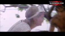 5. Mia Farrow Nip Slip – Hurricane