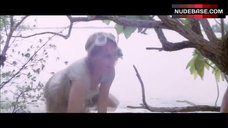 9. Mia Farrow Nip Slip – Hurricane