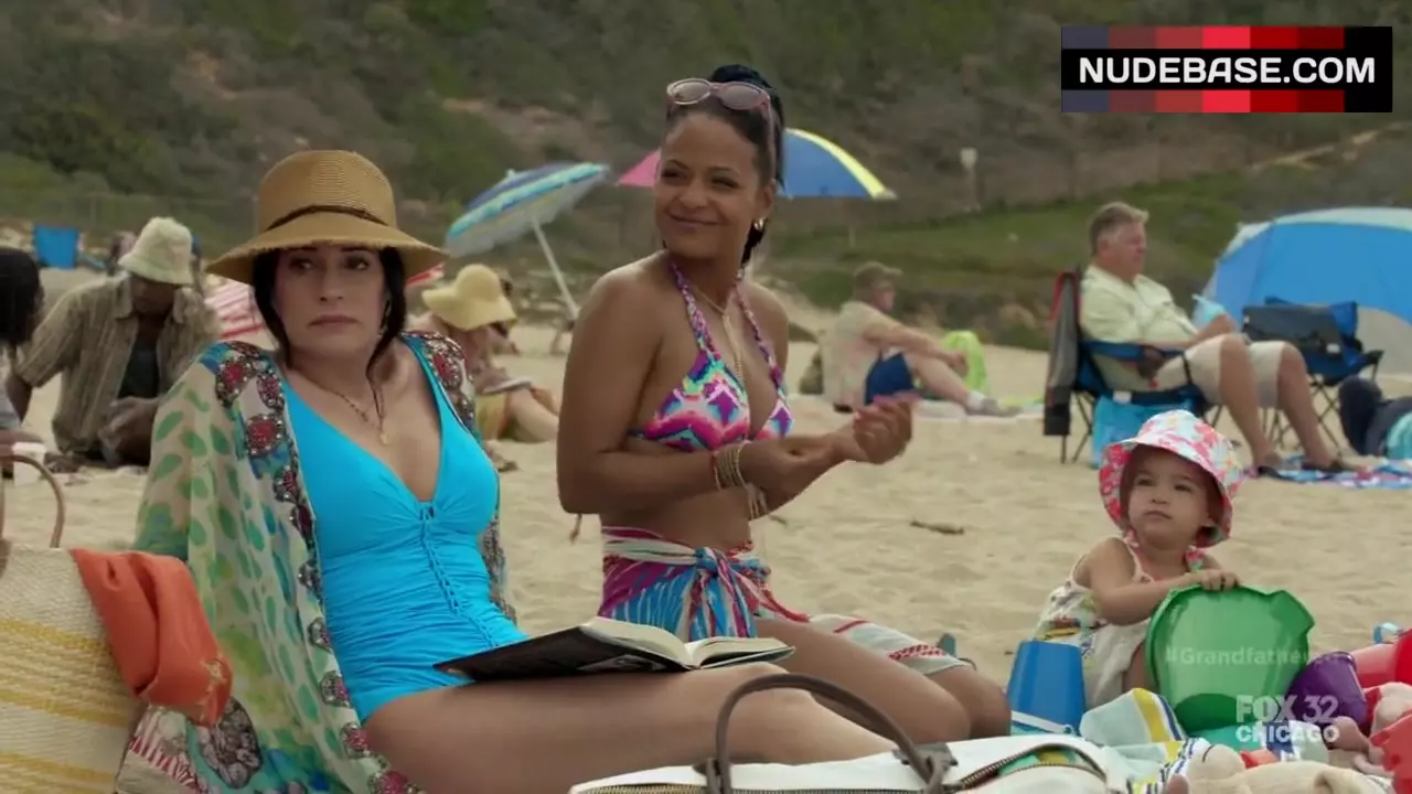 Paget Brewster Bikini Scene – Grandfathered (0:23) | NudeBase.com