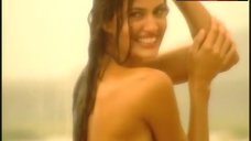 5. Yamila Diaz Topless Scene – Sports Illustrated: Swimsuit 2002