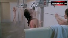 9. Sharon Hughes Naked in Prison Shower – Chained Heat
