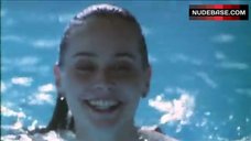 10. Tara Fitzgerald Nude Swims in Pool – The Student Prince